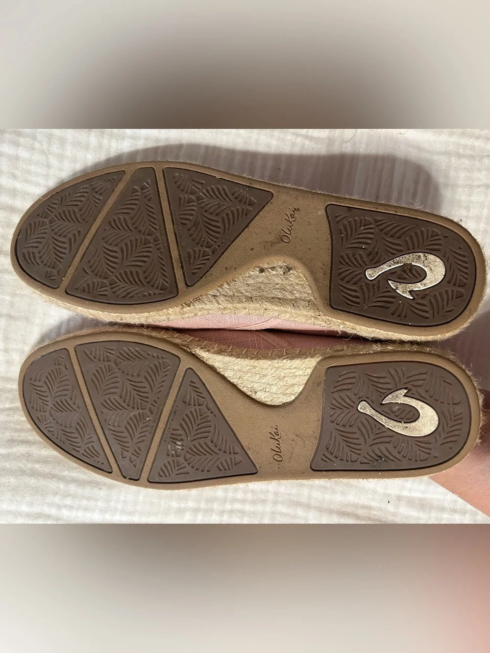 Olukai Kaula Pa’a Kapa Espadrilles Size 9